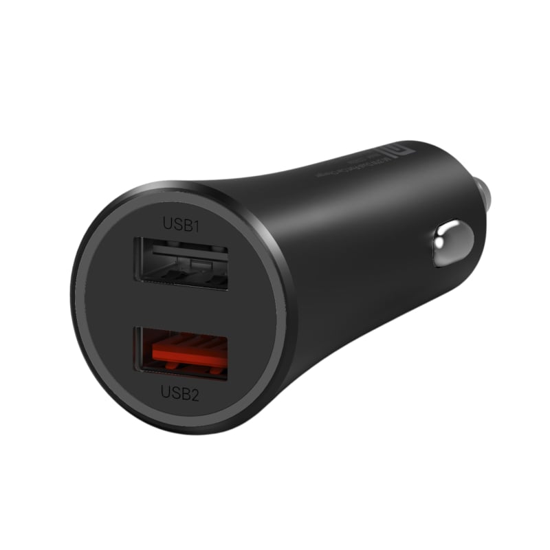 Xiaomi 37W Dual-Port Car Charger – Black Xiaomi 37W Dual-Port Car Charger - Black