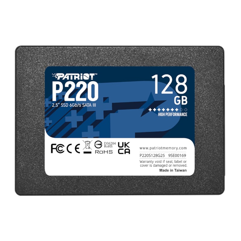 Patriot P220 128GB 2.5″ SSD Patriot P220 128GB 2.5" SSD
