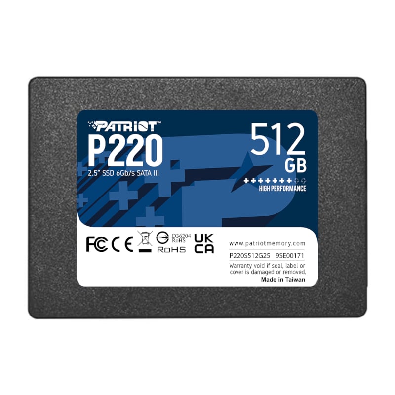 Patriot P220 512GB 2.5″ SSD Patriot P220 512GB 2.5" SSD