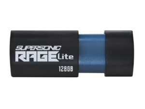 Patriot Rage Lite 128GB USB3.2 Flash Drive - Black