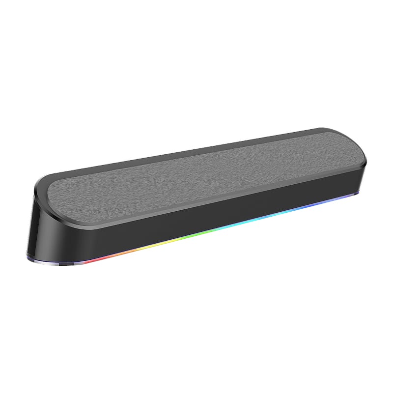 REDRAGON 2.0 Sound Bar ADIEMUS 2 x 3W RGB USB|Aux PC Gaming Speaker – Black REDRAGON 2.0 Sound Bar ADIEMUS 2 x 3W RGB USB|Aux PC Gaming Speaker - Black - Image 5