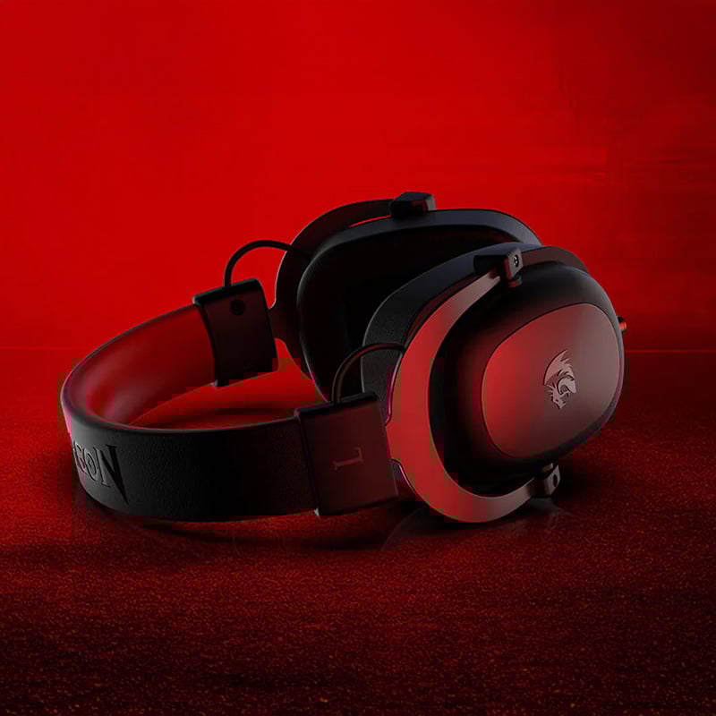 REDRAGON Over-Ear ZEUS 2 USB Gaming Headset – Black REDRAGON Over-Ear ZEUS 2 USB Gaming Headset - Black - Image 6
