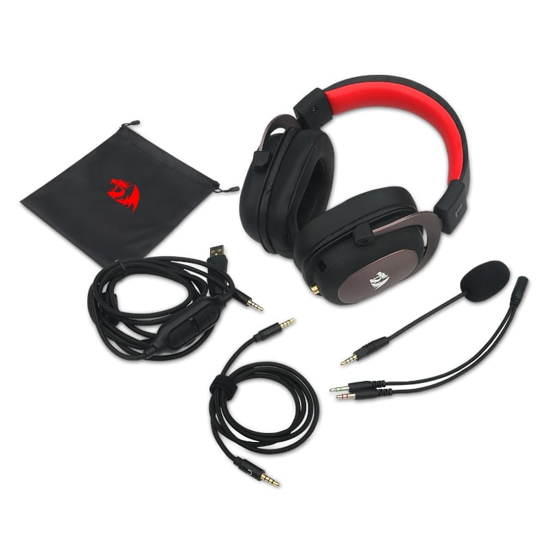 REDRAGON Over-Ear ZEUS 2 USB Gaming Headset – Black REDRAGON Over-Ear ZEUS 2 USB Gaming Headset - Black - Image 5
