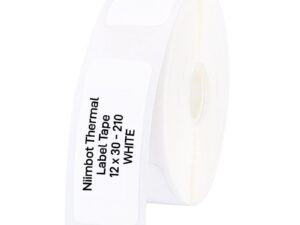 NIIMBOT D11/D110/D101/H1S Thermal Label 12x30mm - 210 Labels Per Roll - White