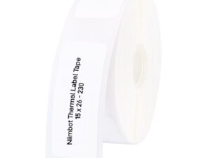 NIIMBOT D11/D110/D101/H1S Thermal Label 15x26mm - 230 Labels Per Roll - White