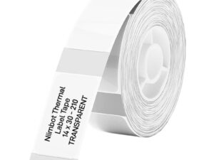 NIIMBOT D11/D110/D101/H1S Thermal Label 14x30mm - 210 Labels Per Roll - Transparent