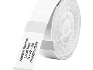 NIIMBOT D11/D110/D101/H1S Thermal Label 14x40mm - 160 Labels Per Roll - Transparent