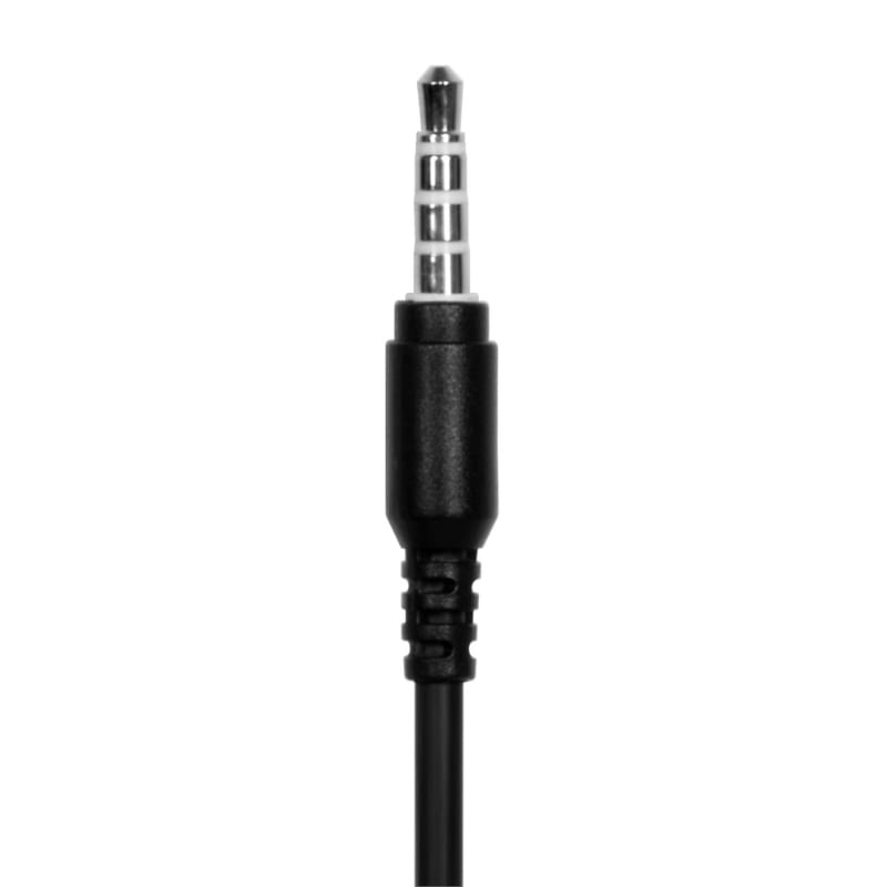 Port Stereo Headset with Mic with 1.2m Cable|1 x 3.5mm|Volume Controller – Black Port Stereo Headset with Mic with 1.2m Cable|1 x 3.5mm|Volume Controller - Black - Image 4