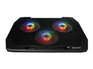 REDRAGON Dual USB 3 Fan RGB Gaming Notebook Stand REDRAGON Dual USB 3 Fan RGB Gaming Notebook Stand