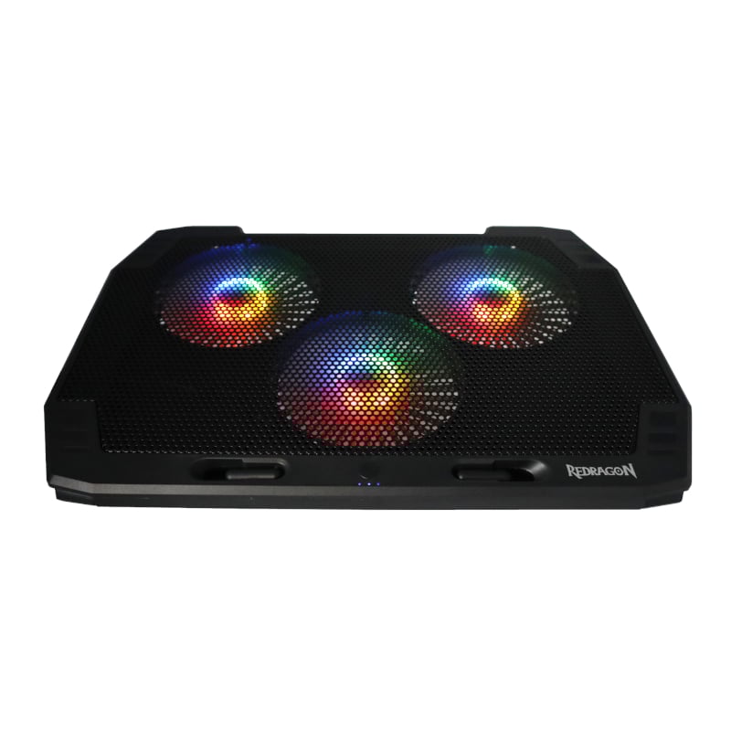 REDRAGON Dual USB 3 Fan RGB Gaming Notebook Stand REDRAGON Dual USB 3 Fan RGB Gaming Notebook Stand