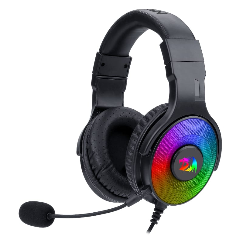 REDRAGON Over-Ear PANDORA USB (Power Only)|Aux (Mic and Headset) RGB Gaming Headset – Black REDRAGON Over-Ear PANDORA USB (Power Only)|Aux (Mic and Headset) RGB Gaming Headset - Black