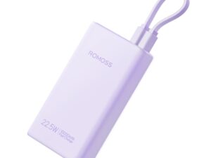 Romoss PHA10 10000mAh 22.5W Fast Charge Power Bank – Purple