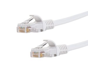Gizzu Cat6 UTP Fly Lead Ethernet Network Cable 10m – White