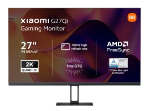 Xiaomi G27Qi 27" 2K 1440p IPS Gaming Monitor (180Hz, 1ms, 16:9, HDMI/DP, and AMD FreeSync)