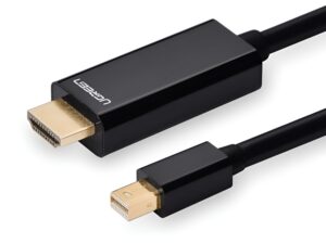 UGREEN Mini DisplayPort Male to 4K@30Hz HDMI Cable 1.5m - Black