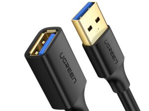 UGREEN USB 3.0 Extension Cable – Male to Female, 5Gbps Data Transfer – 2m