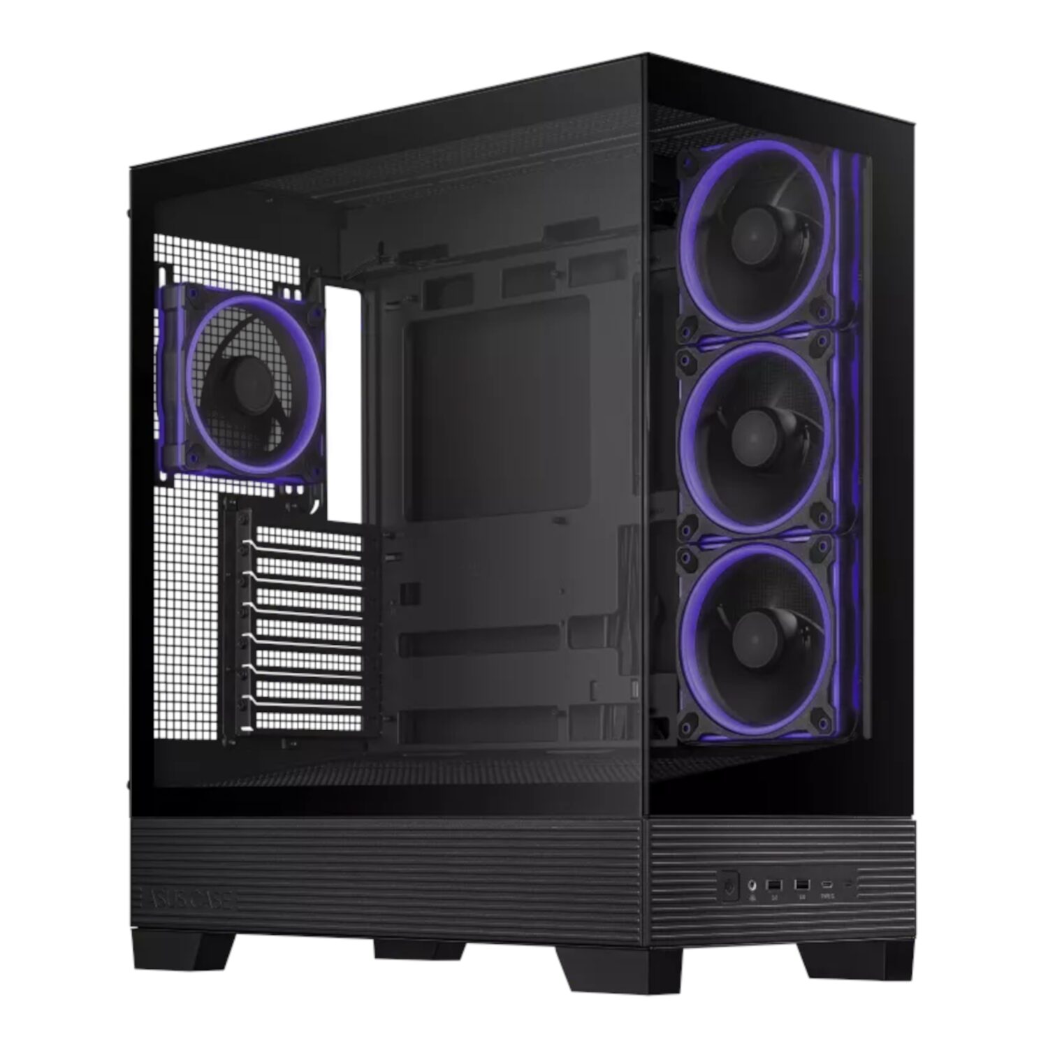 Asus A31 PLUS Mid Tower ATX Chassis – Black Asus A31 PLUS Mid Tower ATX Chassis - Black - Image 2
