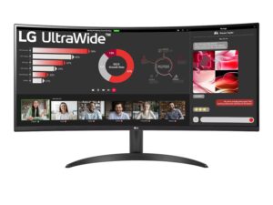 LG UltraWide 34" QHD VA Curved Monitor 100Hz