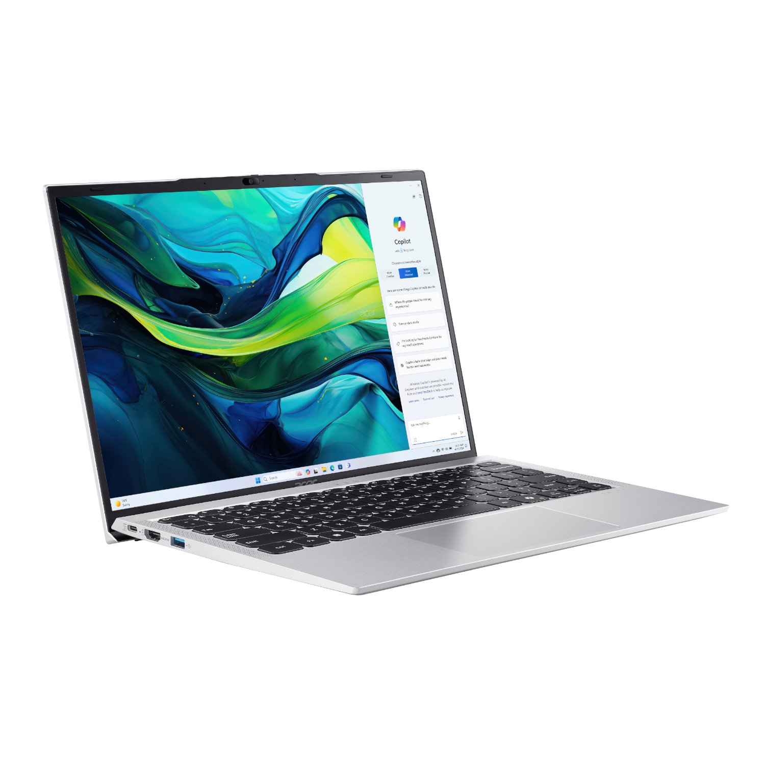 Acer Swift Lite 14″ Laptop | Intel i3-1315U | 8GB DDR5 | 512GB NVMe | Windows 11 Home Acer Swift Lite 14″ Laptop | Intel i3-1315U | 8GB DDR5 | 512GB NVMe | Windows 11 Home - Image 2