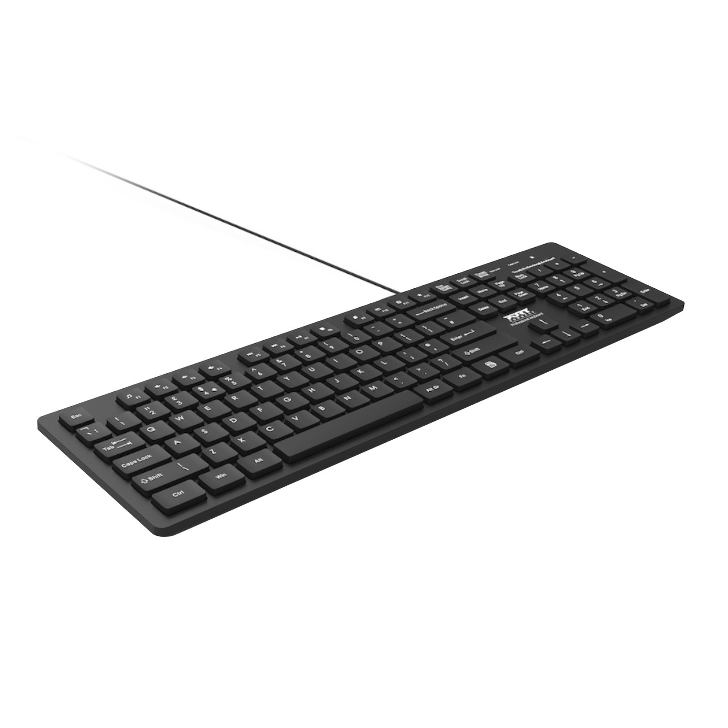 Port Connect Tough Office USB Keyboard – Black Port Connect Tough Office USB Keyboard - Black - Image 2