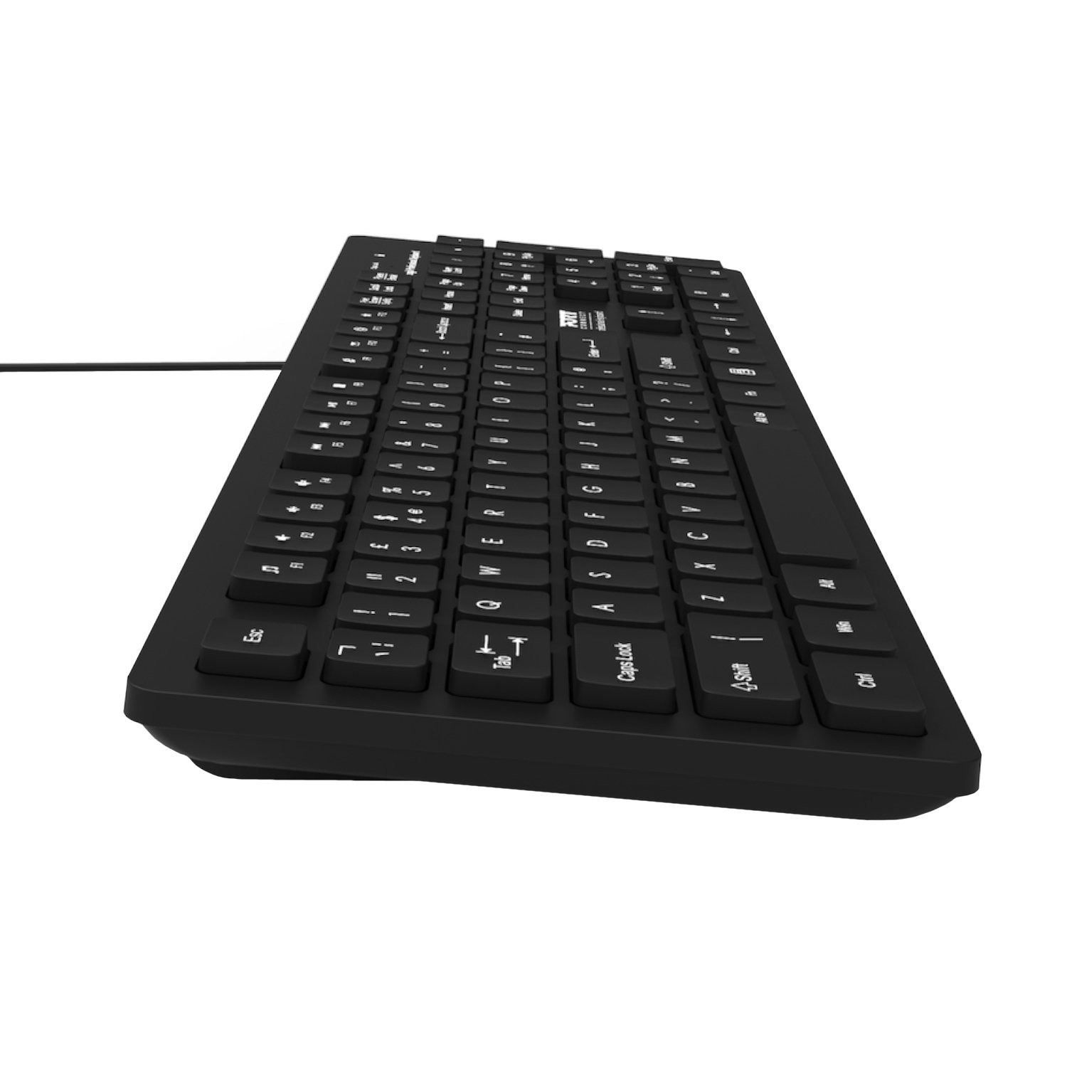 Port Connect Tough Office USB Keyboard – Black Port Connect Tough Office USB Keyboard - Black - Image 3
