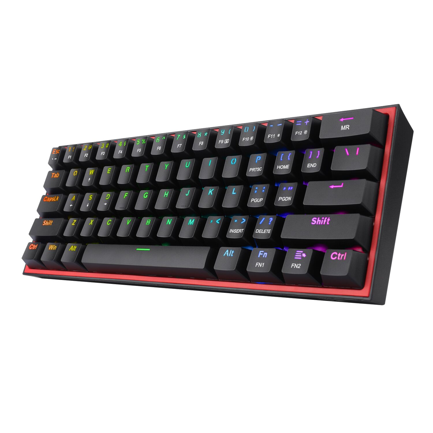 Redragon K616 FIZZ Pro 61-Key RGB Mechanical Gaming Keyboard – Black (60%, RGB, Wireless/Wired, Hot-Swappable) Redragon K616 FIZZ Pro 61-Key RGB Mechanical Gaming Keyboard – Black (60%, RGB, Wireless/Wired, Hot-Swappable) - Image 6