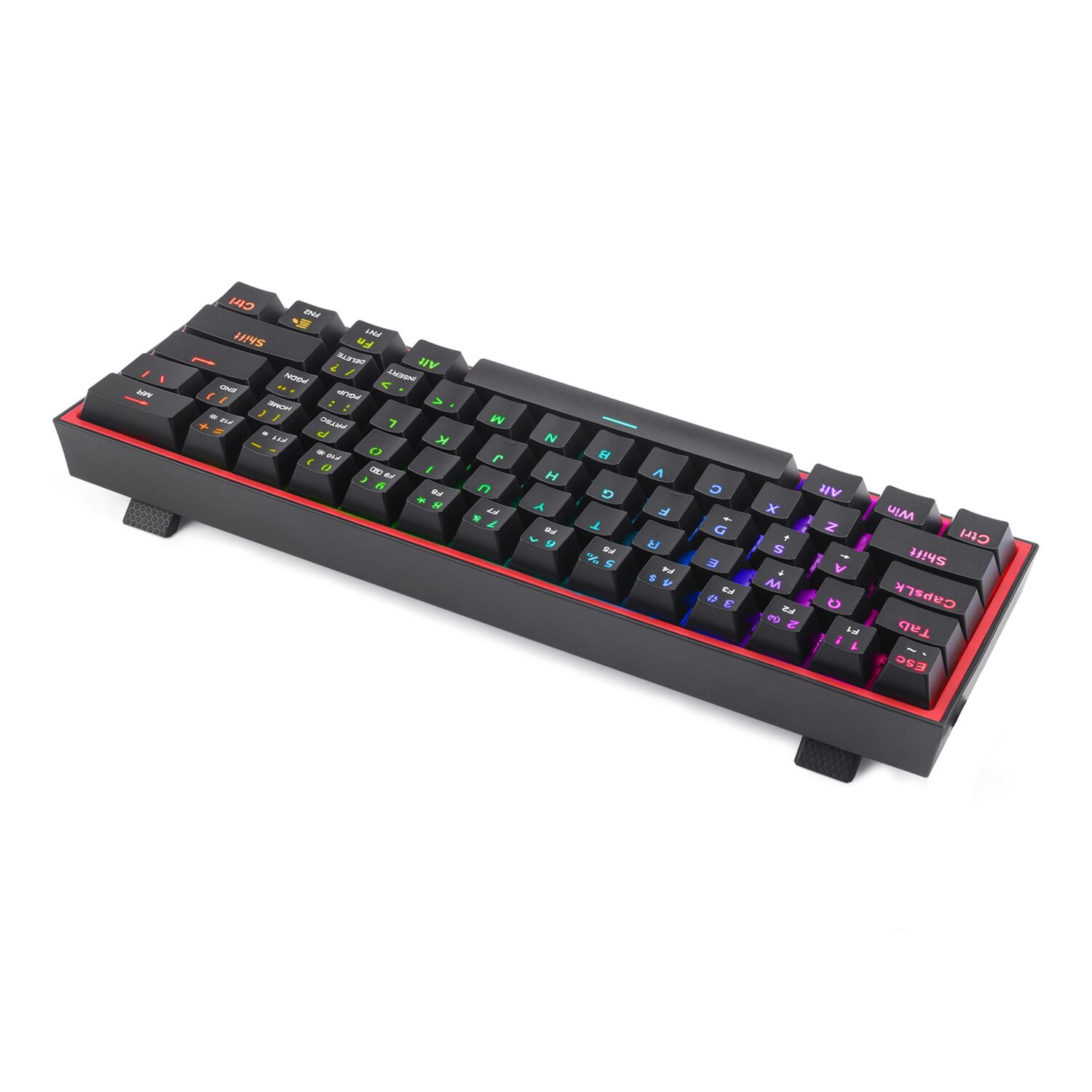 Redragon K616 FIZZ Pro 61-Key RGB Mechanical Gaming Keyboard – Black (60%, RGB, Wireless/Wired, Hot-Swappable) Redragon K616 FIZZ Pro 61-Key RGB Mechanical Gaming Keyboard – Black (60%, RGB, Wireless/Wired, Hot-Swappable) - Image 3