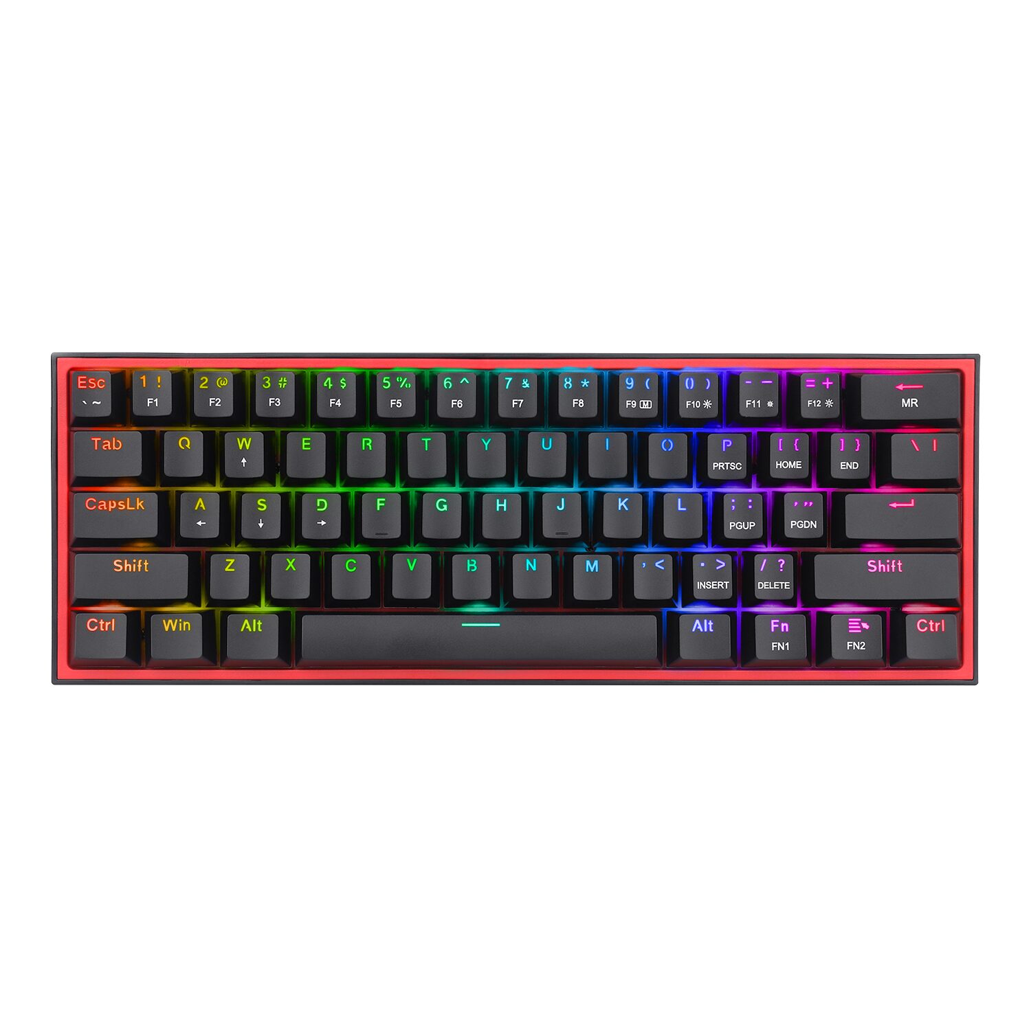 Redragon K616 FIZZ Pro 61-Key RGB Mechanical Gaming Keyboard – Black (60%, RGB, Wireless/Wired, Hot-Swappable) Redragon K616 FIZZ Pro 61-Key RGB Mechanical Gaming Keyboard – Black (60%, RGB, Wireless/Wired, Hot-Swappable)