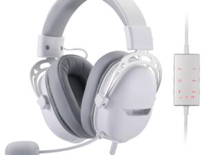 REDRAGON Over-Ear AURORA Gaming Headset - White