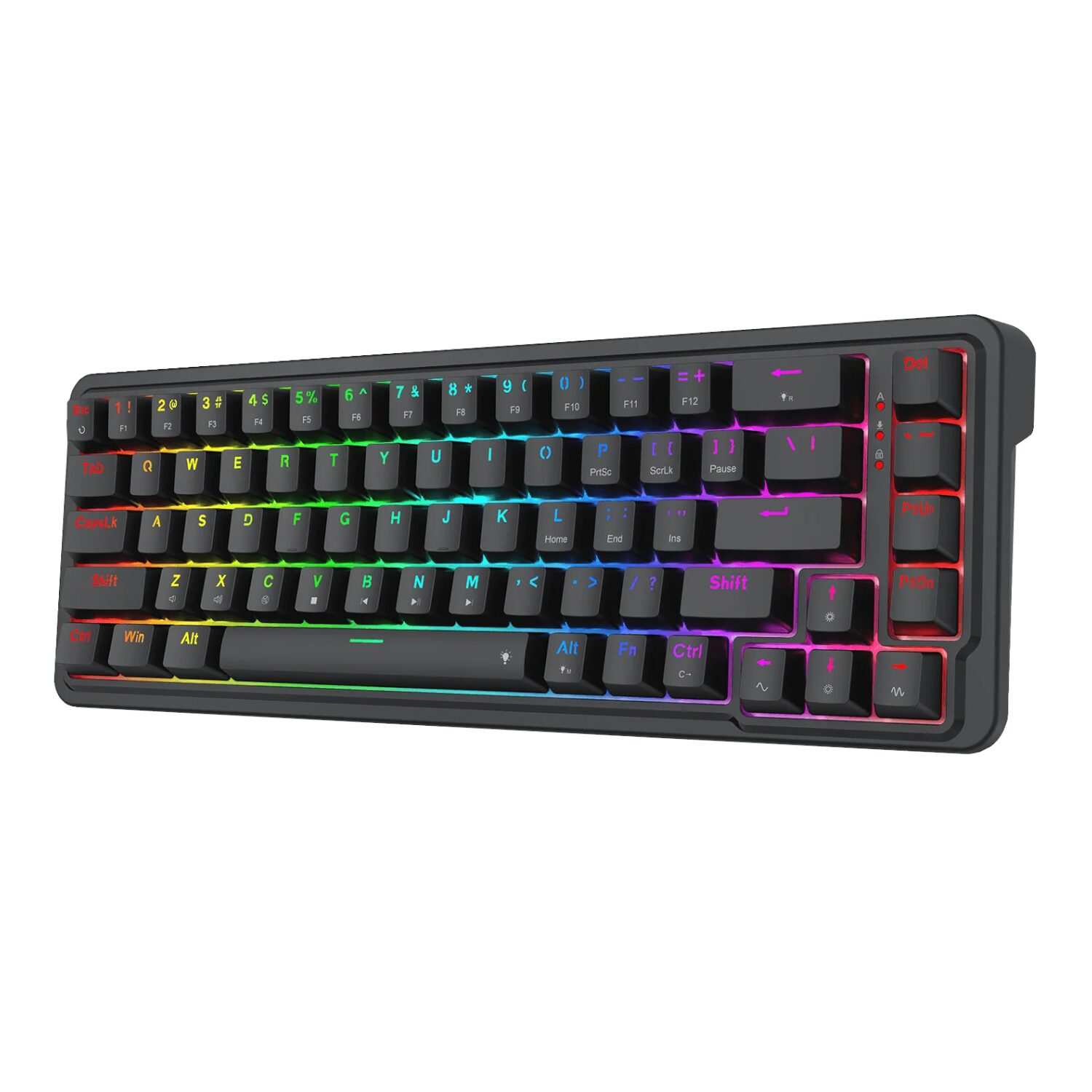 Redragon NOVA K709 65% Wired Gasket RGB Gaming Keyboard – Black Redragon NOVA K709 65% Wired Gasket RGB Gaming Keyboard - Black - Image 2