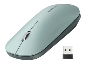 UGreen Portable 2.4GHz Wireless Mouse - Green