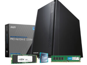 PCBuilder Intel i3-12100 HOME MASTER Windows 11 Desktop PC